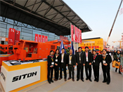 Machinerie siton fait ses débuts à bauma chine 2012