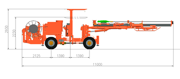 Perforateur géant à roues DW1-31