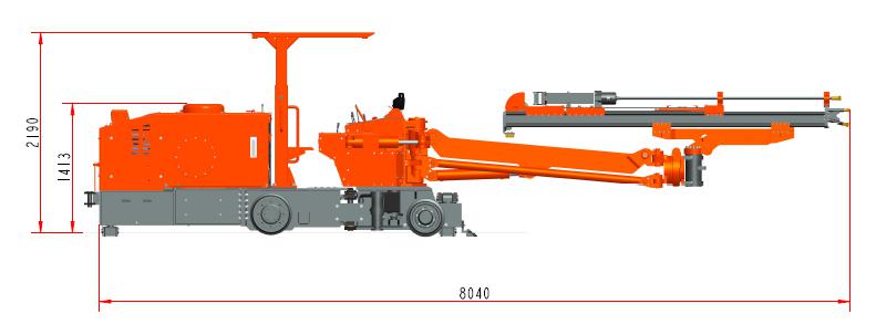 Perforateur géant à roues DW1-31