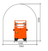 DT2-35 Jumbo de forage de surface plane