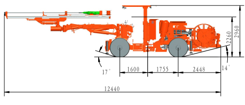 DW2-50 Jumbo de double booms de roue