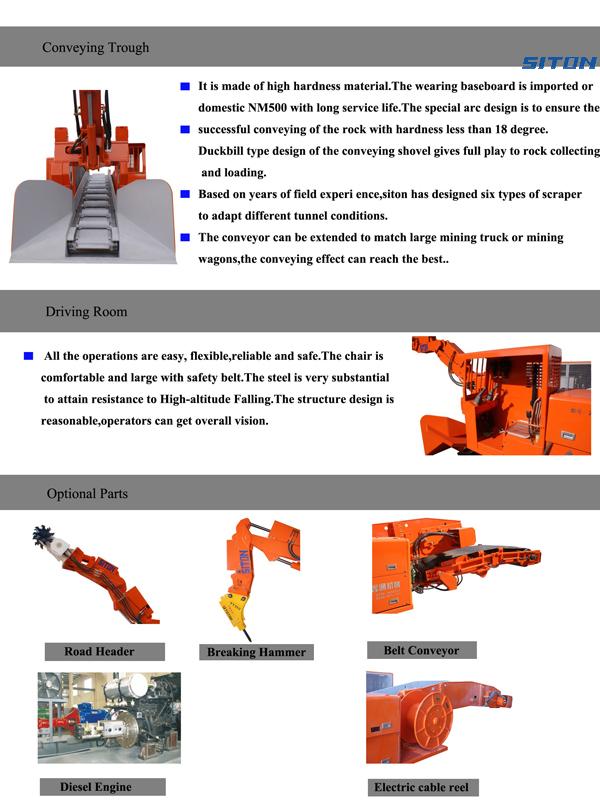 Machine de deblayage des tunnels